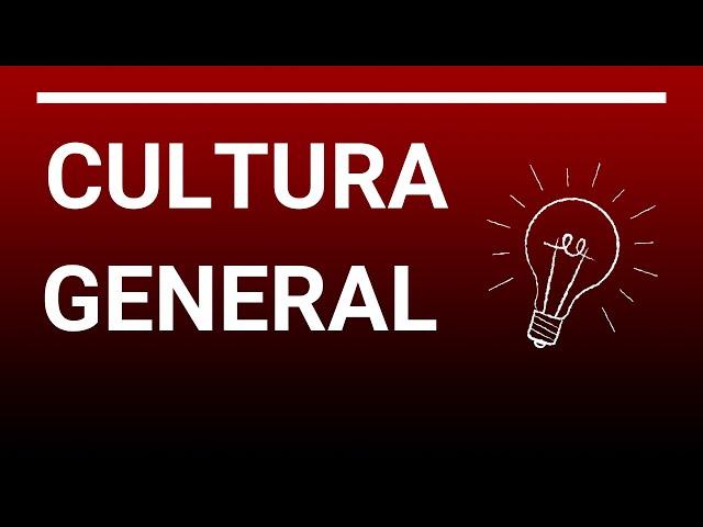 25 PREGUNTAS CULTURA GENERAL - DIVIÉRTETE Y APRENDE