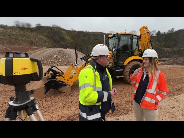 JCB launches its new dual drive backhoe loader with optional 2D grade control from Leica Geosystems