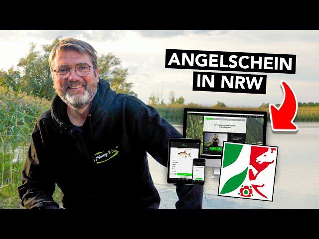 Angelschein in NRW online machen  Fischerprüfung sicher bestehen