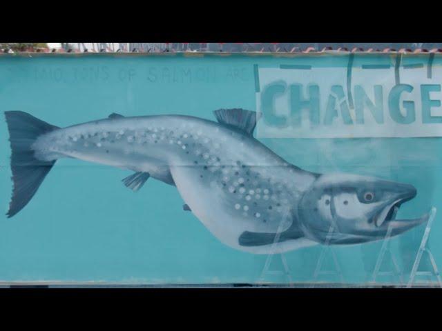 Revo Foods “Resurrects” Gigantic Salmon on the Streets of Vienna