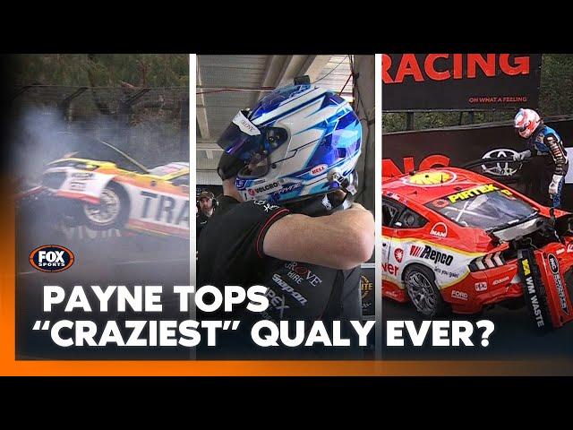 Nasty CRASHES bring out red flags in chaotic qualifying session  | Bathurst 1000 | Fox Motorsport