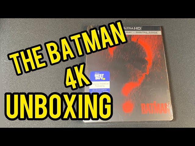 THE BATMAN 4K STEELBOOK UNBOXING 4KUHD/BLU-RAY | BINBUSTER