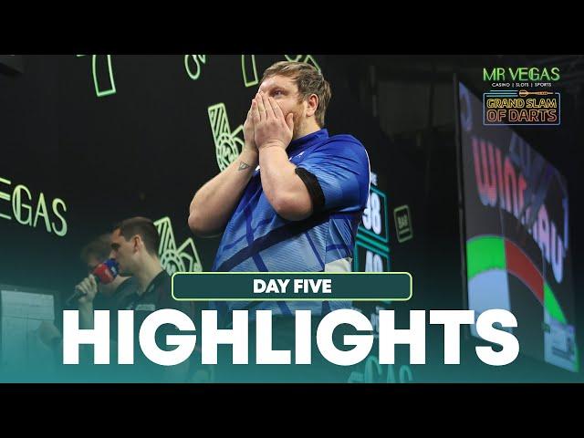 DECIDING LEG DRAMA & MORE SHOCKS! Day Five Highlights - 2024 Grand Slam of Darts