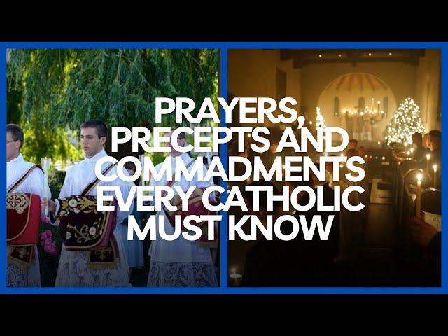 Traditional Catholic Catechism 001: Prayer, Precepts, Commandments.