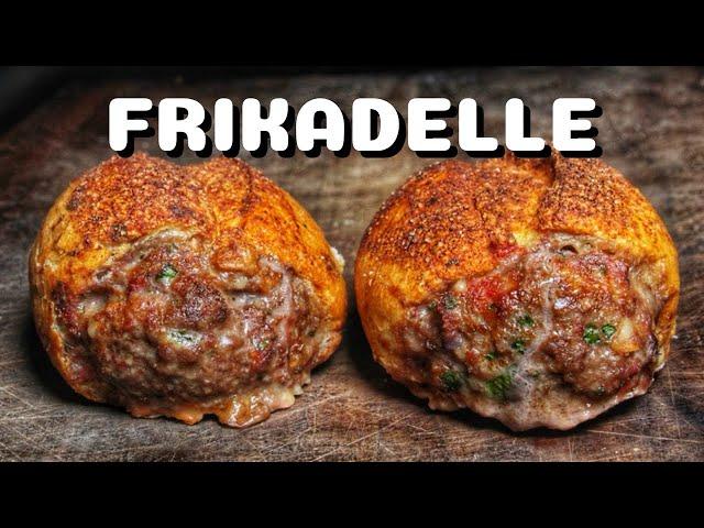 FRIKADELLENBRÖTCHEN vom GRILL - BULETTE FLEISCHPFLANZERL im BRÖTCHEN gegrillt - BBQ-Video - 0815BBQ