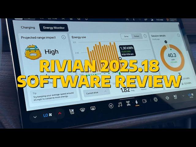 Rivian Software Update 2025.18 Review