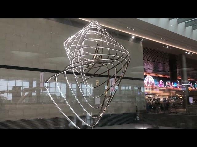 PETALCLOUDS The Majestic Kinetic Sculpture @ Changi Airport Terminal 4