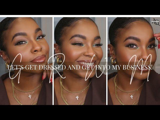 GRWM || Slick bun tutorial + Everyday Makeup up + the BEST Q&A Segments || hiring help, moving, etc