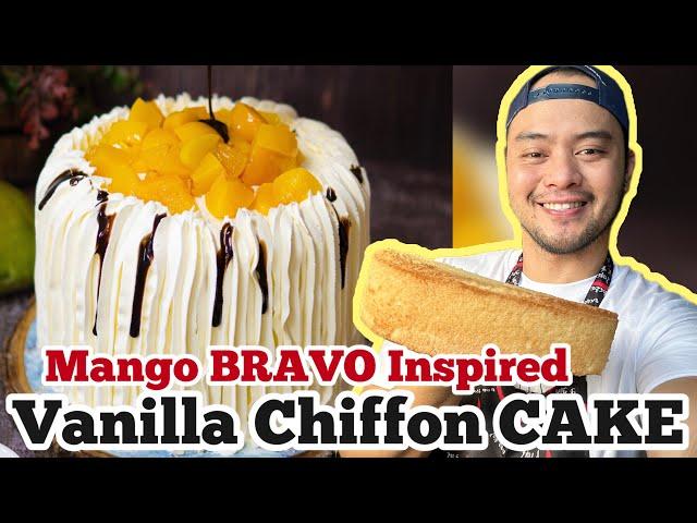 Mango Bravo Cake Using Vanilla Chiffon Cake Recipe