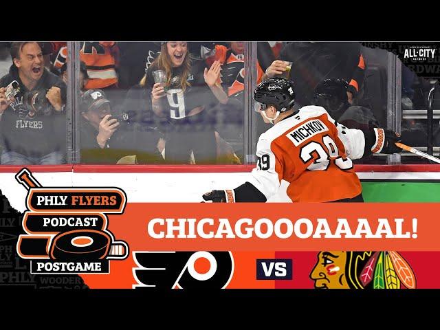 PHLY Flyers Postgame: Matvei Michkov beats Connor Bedard with OT winner vs Blackhawks