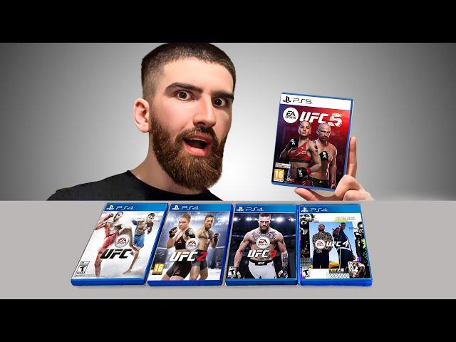 I Played Every EA UFC Game in ONE VIDEO!