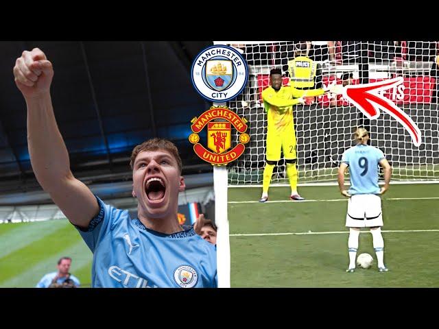 The Moment MANCHESTER CITY Beat UNITED At Wembley On PENALTIES!