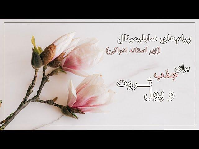 جذب پول و ثروت با پیام های سابلیمینال (زیر آستانه هوشیاری) | عبارات تاکیدی برای ذهن ثروتمند