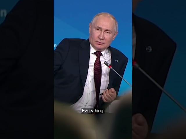 Putin: Ukraine Would Have 'One Week Left' If West Cut Off Aid