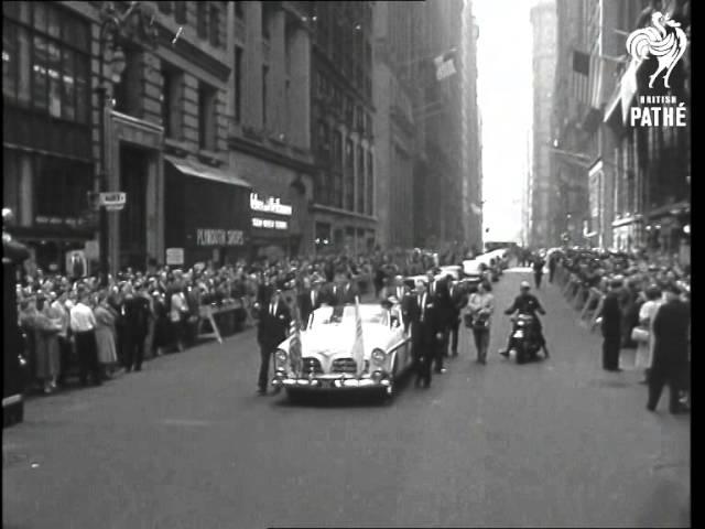 New York Hails Vietnam's President Diem (1957)
