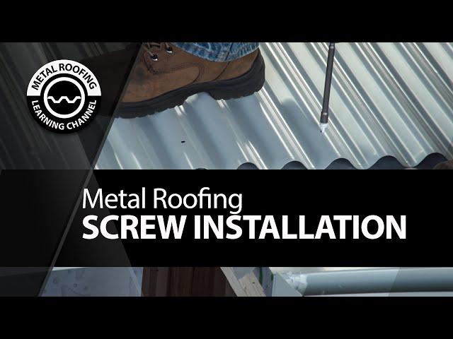 Screwing Metal Roofing. Correct & Incorrect Way Of Fastening A Metal Roof + Pre-Drill + Screw Guns