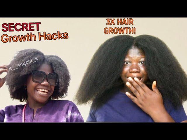 THIS IS HOW I TRIPLED MY HAIR GROWTH AND DENSITY!4C Hair Growth Tips.