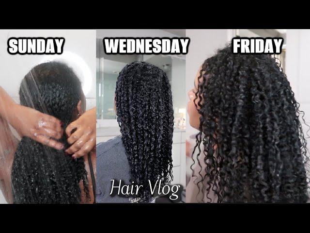 HAIR VLOG | EVERYTHING I DO TO MY HAIR IN A WEEK | Curl Maintenance, Scalp Care, & MORE