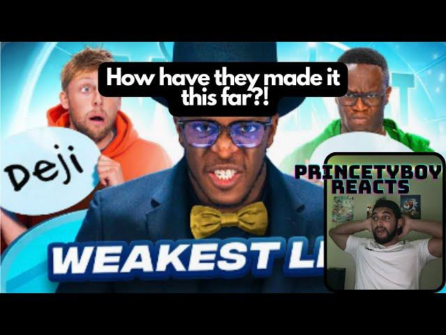 Princetyboy reacts Sidemen Weakest Link: Folabi Edition