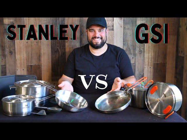 Stanley Even Heat Camp Pro VS GSI Stainless Base Camper Large - Best Overlanding Cookset