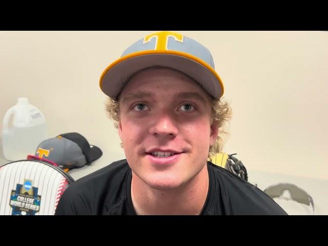 Tennessee Baseball LHP Andrew Behnke Talks Ahead of CWS Finals