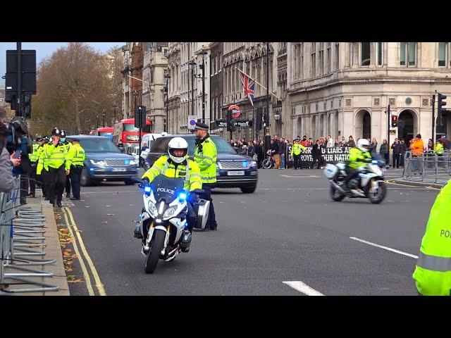 SEG escorts & movements in London (ft. US Secretary of Defense)