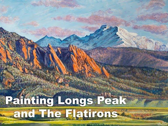 Painting the Flatirons and Longs Peak