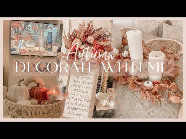 AUTUMN DECORATE WITH ME 2022  Cosy fall decor | Farm house neutral theme & house tour