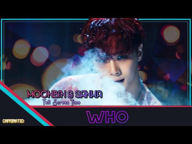 MOONBIN & SANHA (ASTRO) 'WHO' - Full Screen Time Distribution [Color Coded]