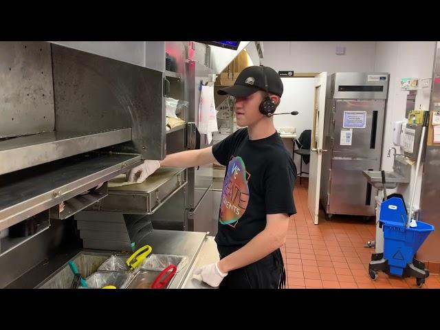 How to make a burrito supreme at Taco Bell!