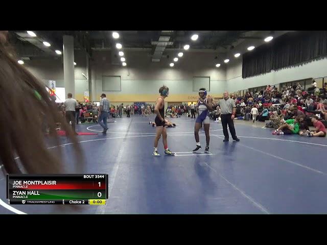 High School (9th - 10th Grade) 120 Zyan Hall PINnacle Vs Joe Montplaisir PINnacle