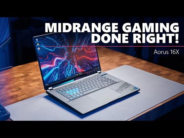 No need for a high-end CPU - Aorus 16X Gaming Laptop Review