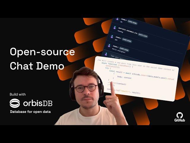 Build an Open-Source Chat App: Easy database Integration with OrbisDB