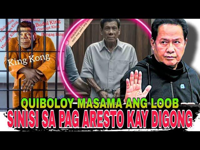 QUIBOLOY MASAMA ANG LOOB NAPAGBUNTUNANAN NG GALIT NG MGA DDS?