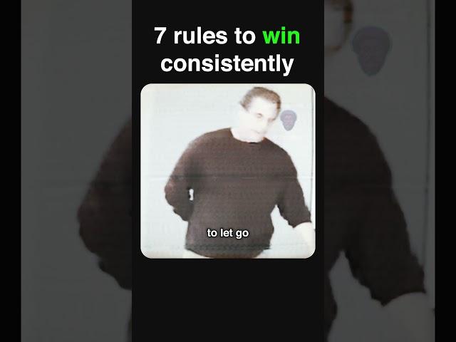 Win consistently with these 7 rules... #motivation #inspiration #mindset #discipline #trading