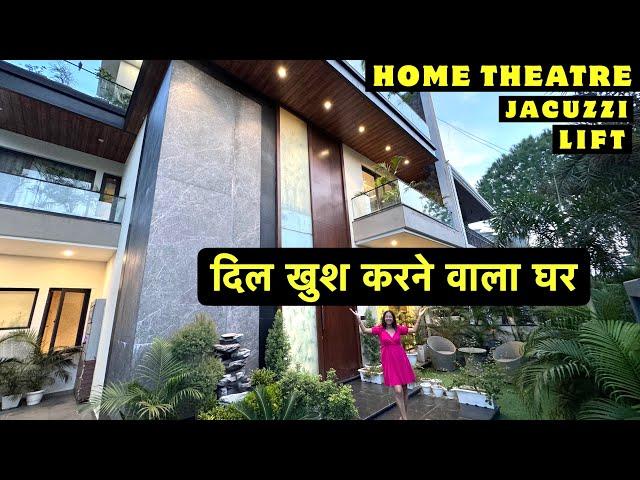 Inside a Ultra Luxurious Fully Furnished Villa With Home Theatre, Jacuzzi Bath , Lift | Home Tours