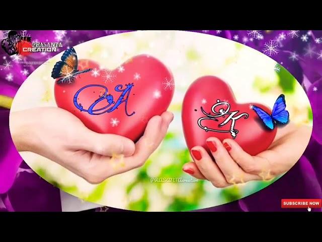 "A K" love Whatsapp status video #AK love status Romantic A latter || K latter status K name status