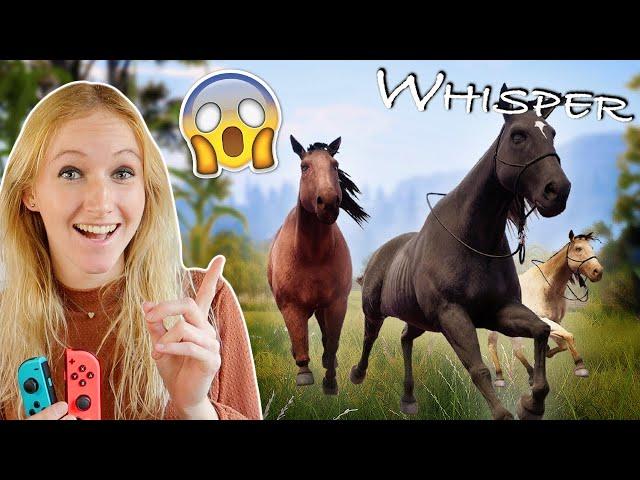 NIEUW PAARDENSPEL TESTEN!  MIJN PAARD IS SUPER BOOS! - Whisper #1 | Daphne draaft door