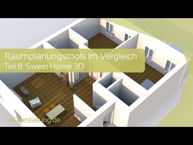 3D Raumplaner Vergleich: Teil 8: Sweet Home 3D