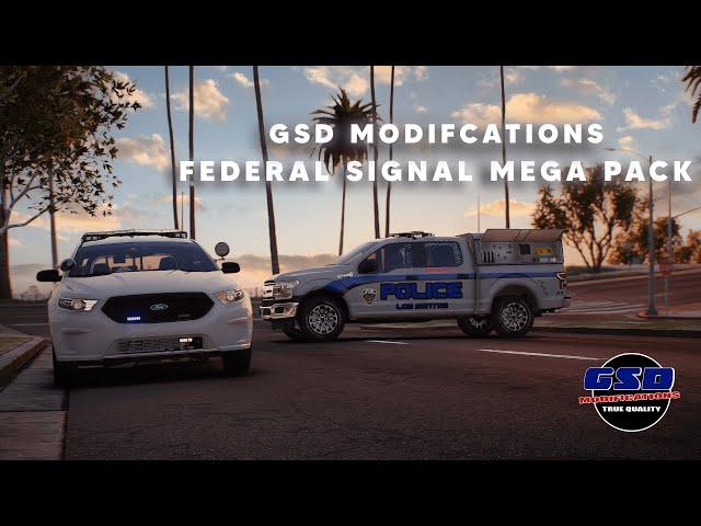 2023 Federal Signal Mega Pack | Models By : GSD Modifications | 4K