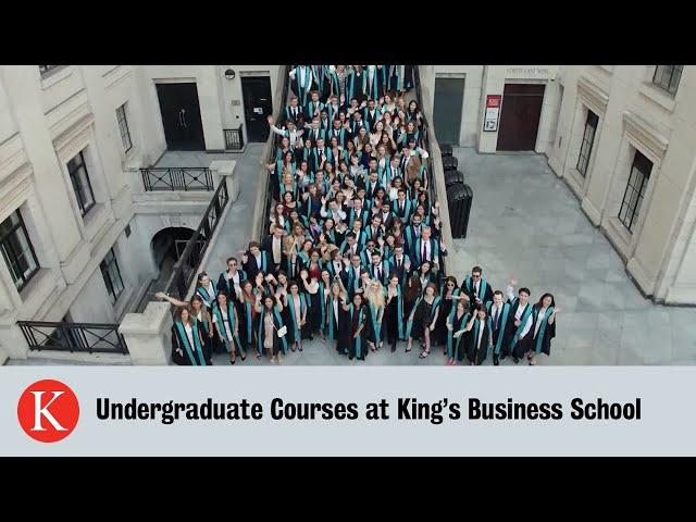 Undergraduate Study | King's Business School