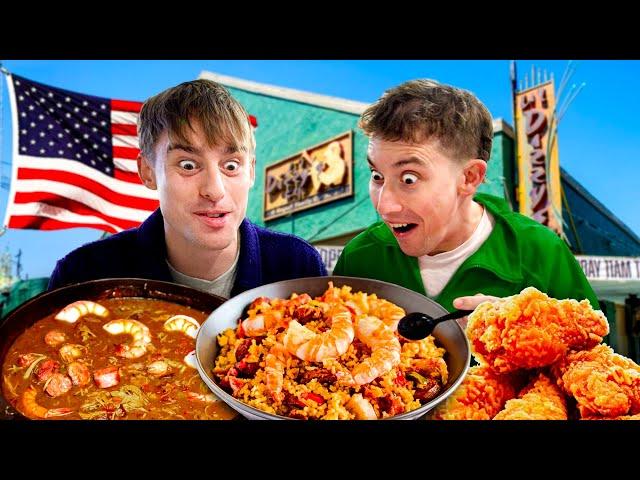 Two Brits try Louisiana Soul food for the first time!