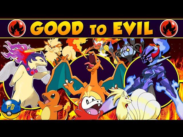 Every FIRE-TYPE Pokemon: Good to Evil 