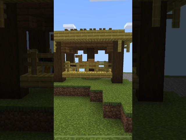 We are building a camel house, rate the work from 1 to 10 #camel #minecraft