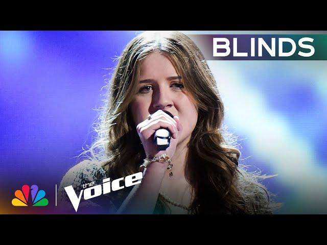 Sydney Sterlace's "drivers license" Cover Earns a Four-Chair Turn | The Voice Blind Auditions | NBC