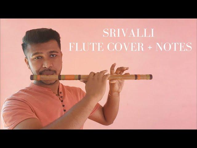 Srivalli Short Flute Cover + Notes | Pushpa | Flute Tutorial | #Shorts