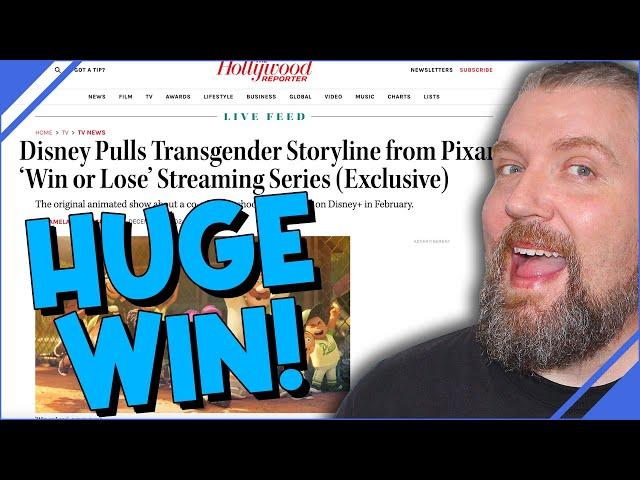 Families Win! Disney Pulls Transgender Story From Pixar