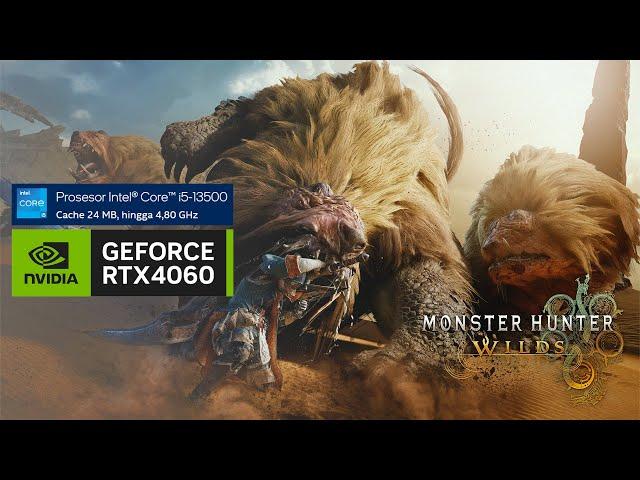 #111 Monster Hunter Wilds Beta on RTX 4060 8GB With Core i5 13500 #monsterhunterwilds
