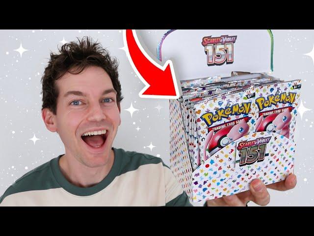 The Pokémon 151 Booster Box Opening