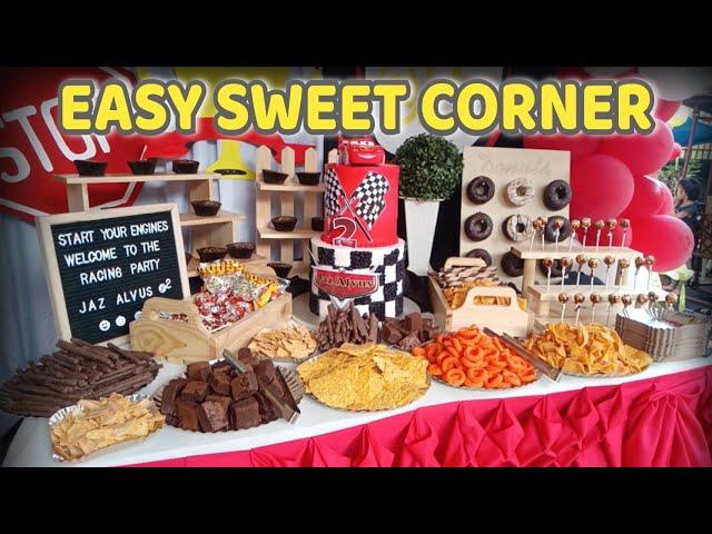 How to Set-up Your Sweet Corner | Sweet Corner Ideas for Birthday Party